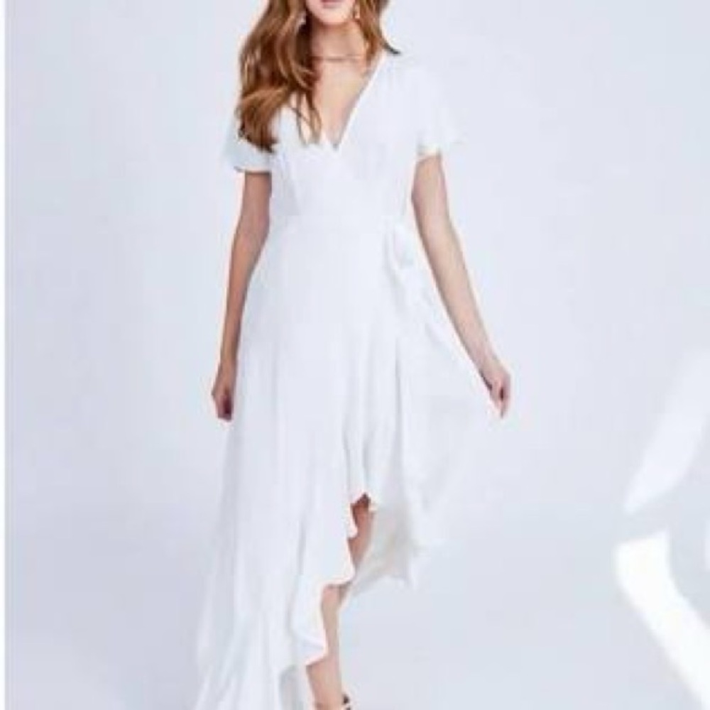 Altar’d State cream wrap maxi dress - Picture 2 of 13